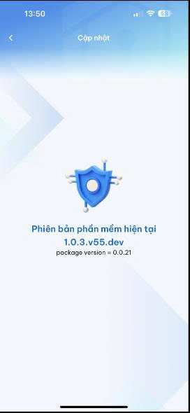 Phiên bản đã chuyển đổi thành công, hậu tố "dev"